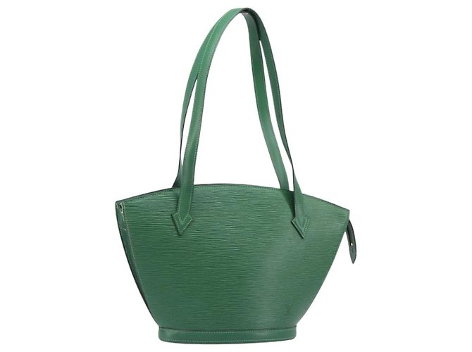 Saco de Compras LOUIS VUITTON Epi Saint Jacques Green M52274 LV Auth BA15650 Verde