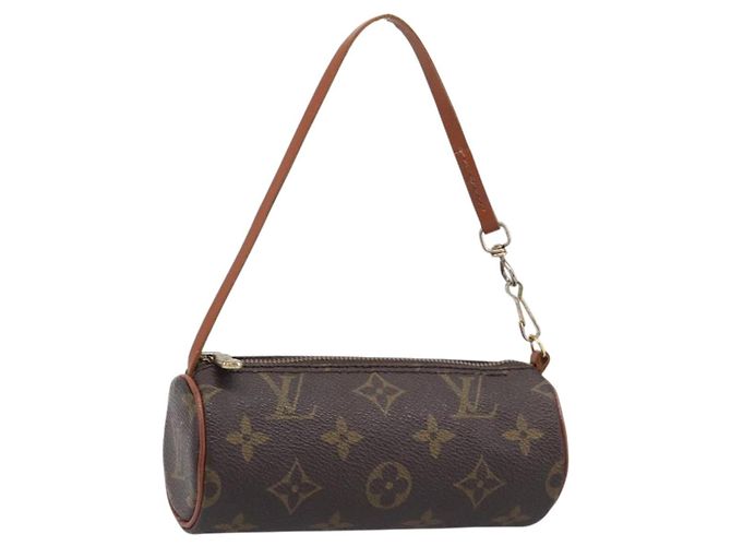 LOUIS VUITTON Monogram Papillon Pouch LV Auth 203449 Monograma