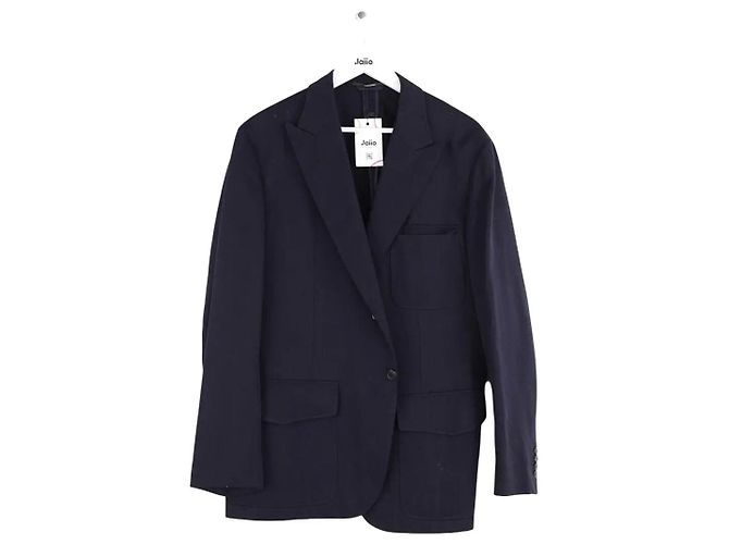 Hermès Blue Wool Suit