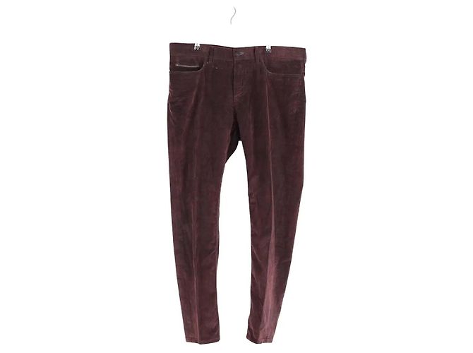 Berluti Pantaloni dritti bordeaux Bordò