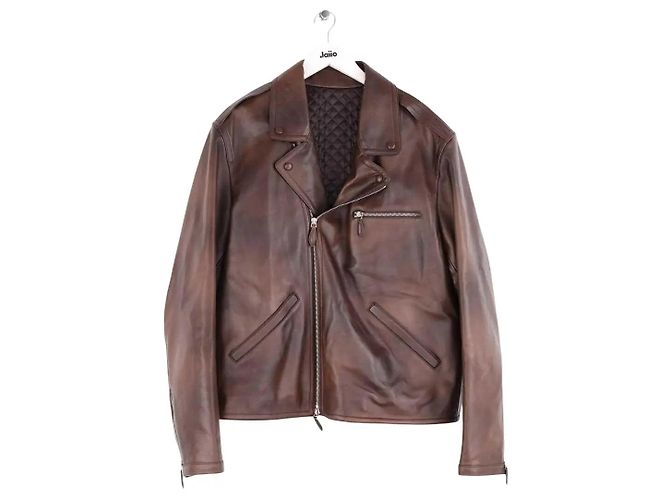 Berluti Lederjacke braun