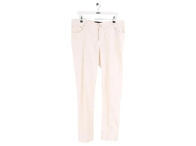 Kiton Weiße gerade Hose