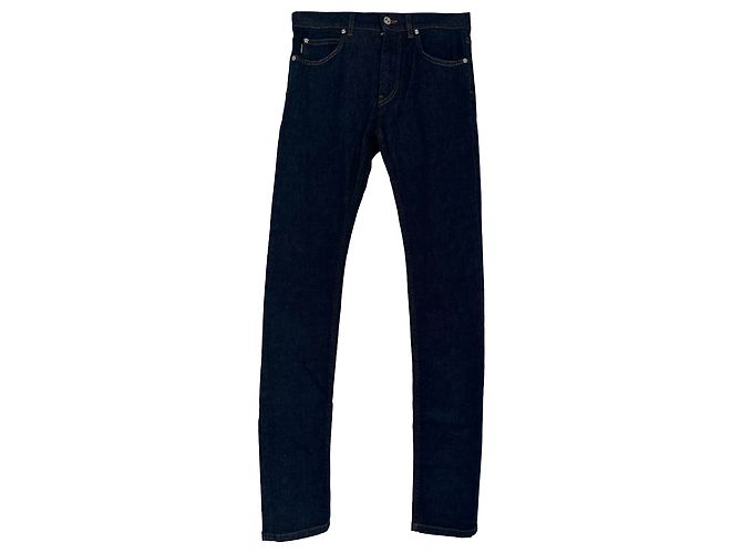 Jeans Versace Tailor-Fit in cotone blu navy