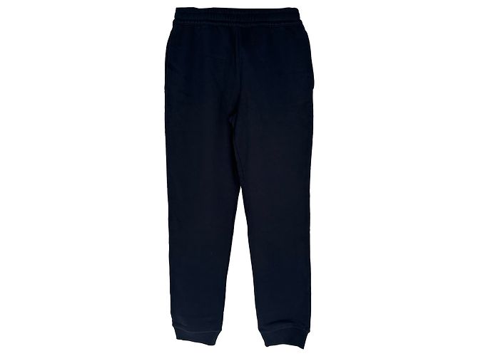 Burberry Jogginghose mit Equestrian Knight Patch aus schwarzer Baumwolle