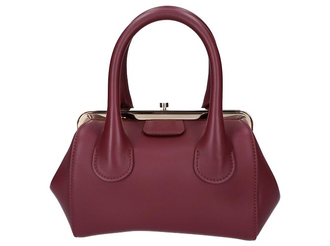 Chloé Joyce Small Frame Tasche Bordeaux