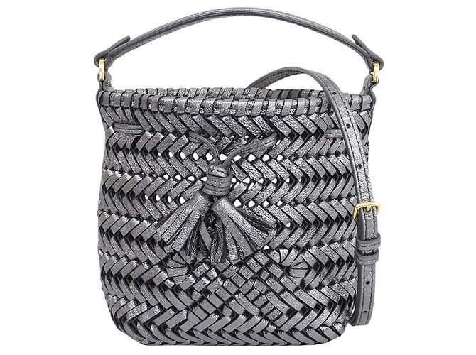 Anya Hindmarch Neeson Tiny Borsa a tracolla 2-Way Metallico