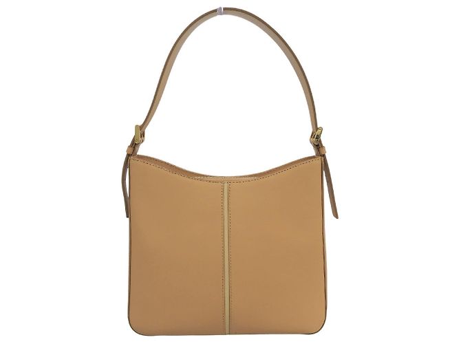 Bolsa de ombro Burberry em couro bege