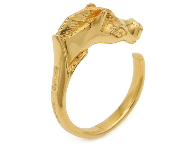 Hermès Anello Hermes Cheval Horse Ring D'oro