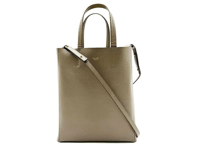 Céline Sac Cabas Vertical Small Celine Gris