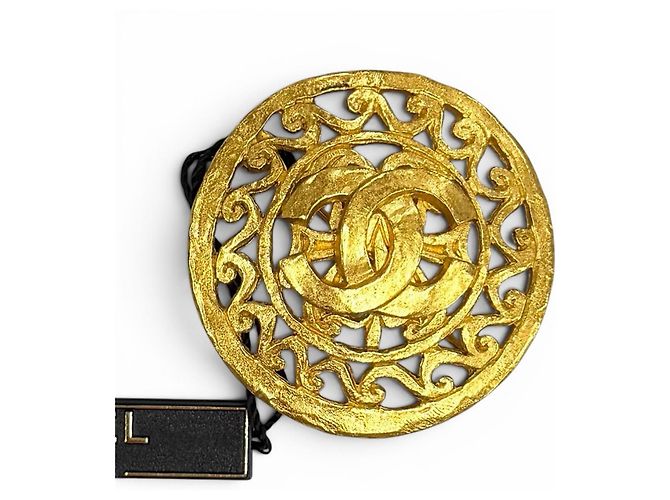 Spilla Chanel Vintage 95A Coco Mark D'oro