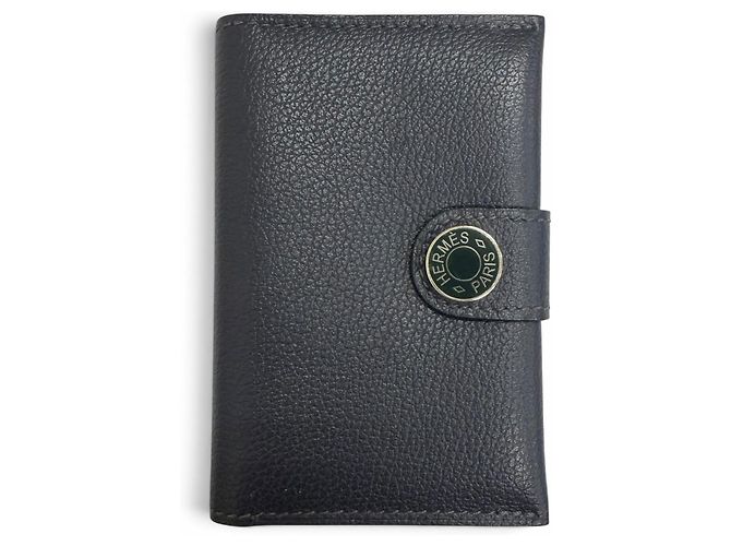 Hermès Tarjetero Hermes Blue Saphir Azul