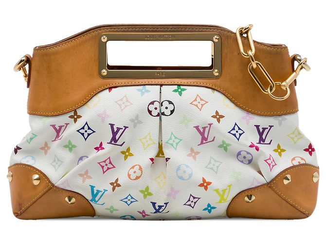 Louis Vuitton White Monogram Multicolore Judy MM