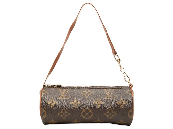 Louis Vuitton Brown Monogram Papillon Pochette Marron