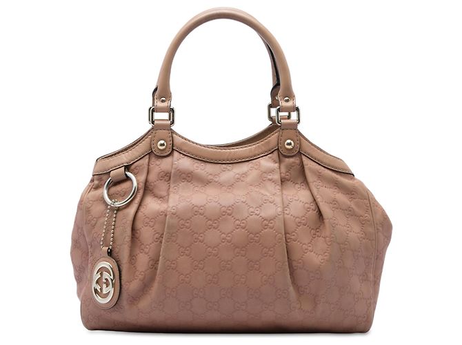 Gucci Pink Medium Guccissima Sukey Tote Rosa
