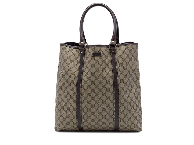Tote Verticale Gucci Beige GG Supreme Joy