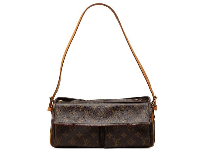 Louis Vuitton Brown Monogram Viva Cite MM Marrone