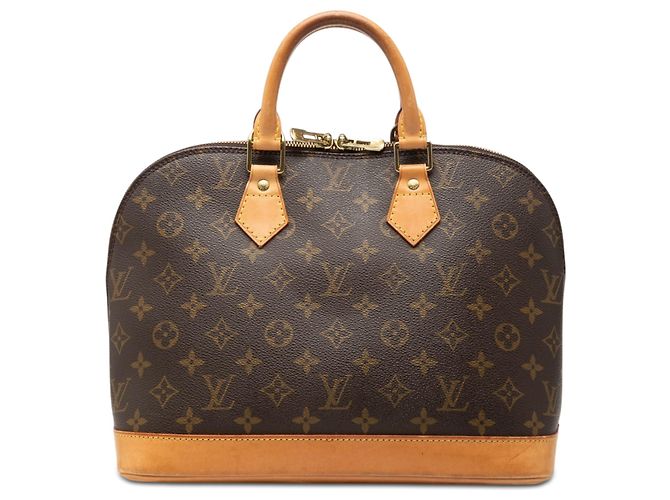 Louis Vuitton Brown Monogram Alma PM Marron