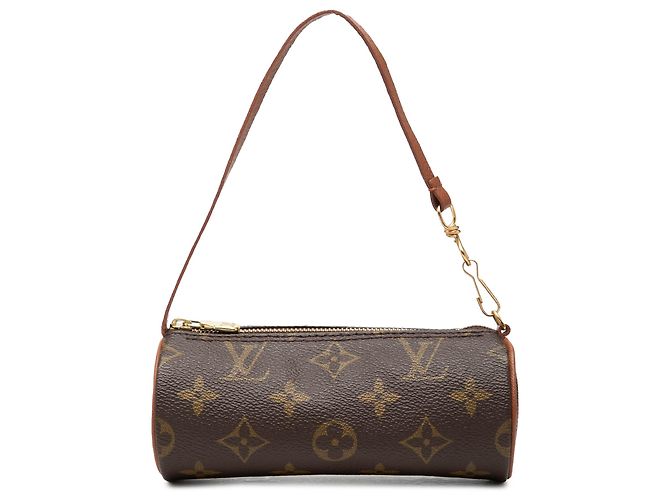 Louis Vuitton Brown Monogram Papillon Pochette Marrom
