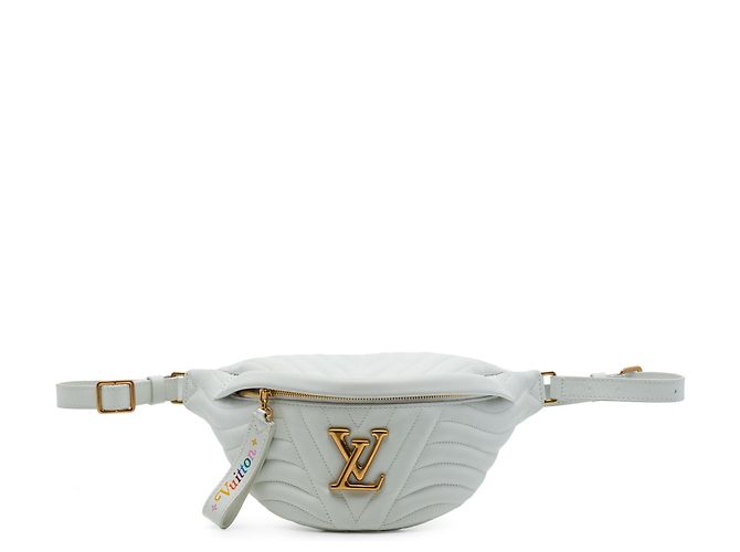 Bumbag New Wave Louis Vuitton em couro de bezerro branco