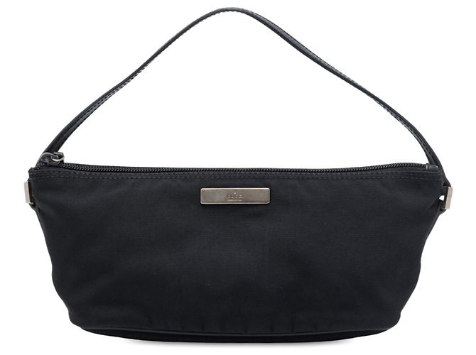 Gucci Black Nylon Boat Nero