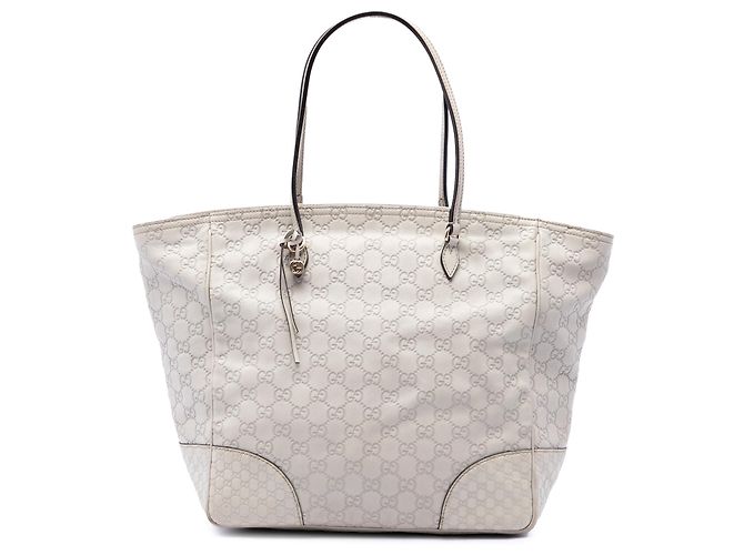 Gucci Bree Guccissima Tote-Bag Weiß Aus weiß