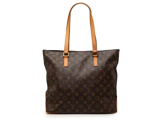 Louis Vuitton Brown Monogram Cabas Mezzo Marrom