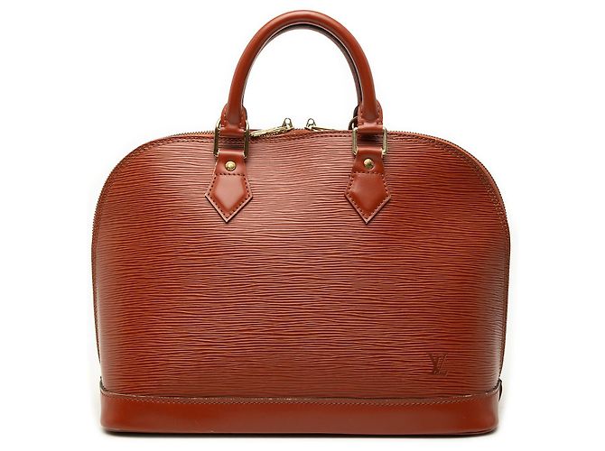 Louis Vuitton Brown Epi Alma PM Marrom