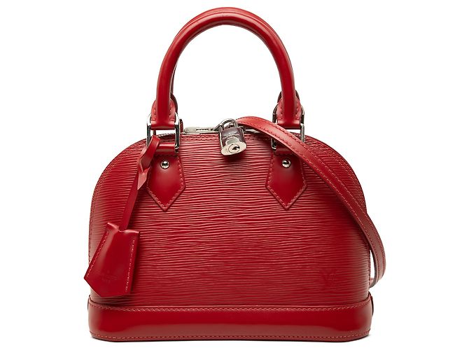 Louis Vuitton Red Epi Alma BB Vermelho