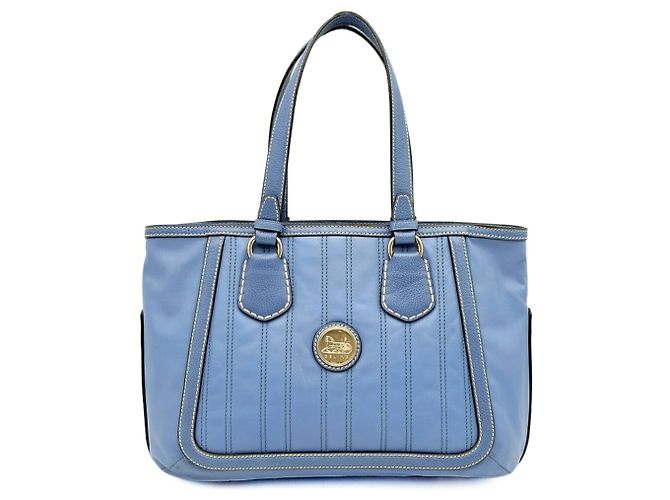 Céline Bolso Tote de piel Celine Azul