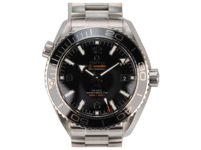 Omega Seamaster Planet Ocean 600M Automático 43.5mm Esfera Negra Negro Gris