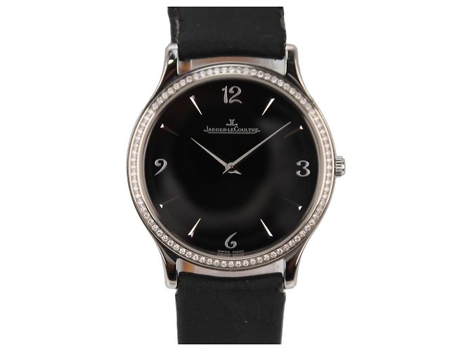 Jaeger Lecoultre Relógio Jaeger-LeCoultre Master Ultra Thin 145.8.79.S Automático 34mm Preto