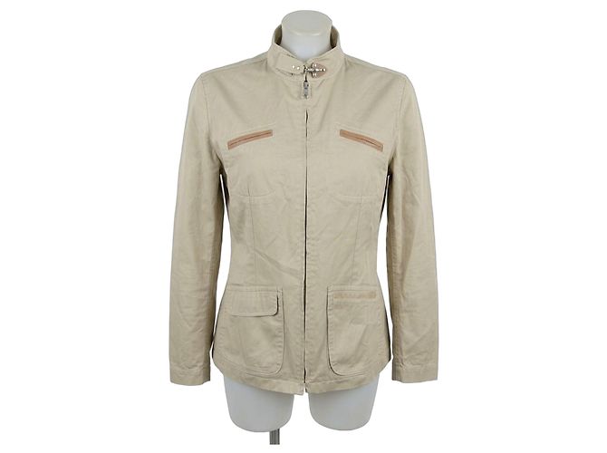 Fay Baumwolljacke Beige