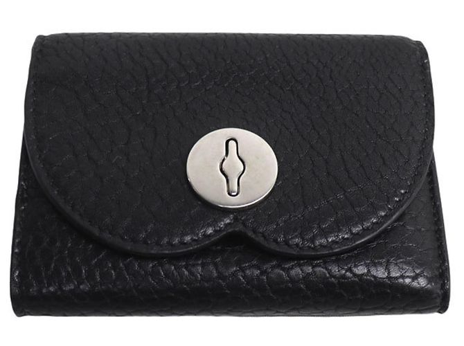 Cartera compacta Burberry Chess Negro