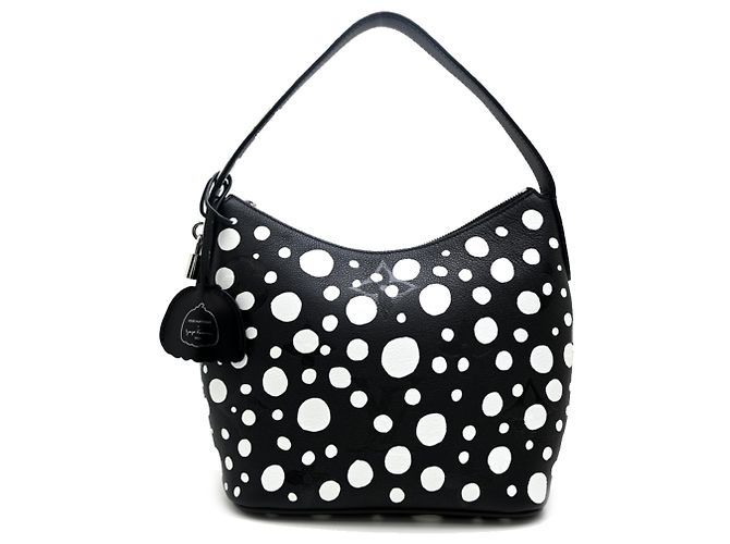 Borsa a tracolla Louis Vuitton Marshmallow PM Nero Bianco