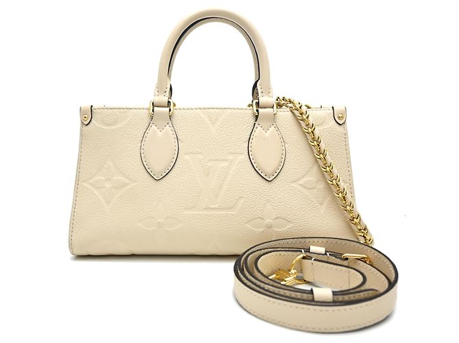 Bolsa de Ombro Louis Vuitton OnTheGo EW Cream Cru