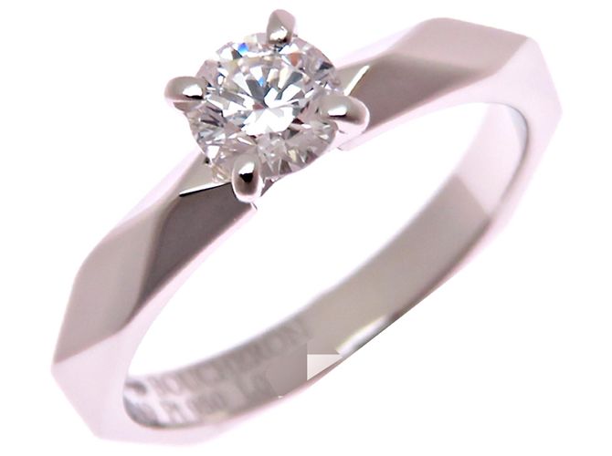 Boucheron Diamant-Solitärring aus Platin 950 Weiß