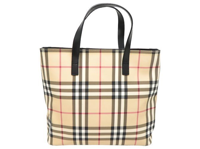 Bolsa Burberry Check Pattern Marrom