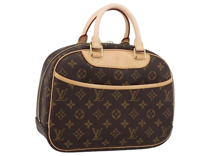 LOUIS VUITTON Monogram Trouville Handtasche M42228 LV Auth 202808SAM Monogramm