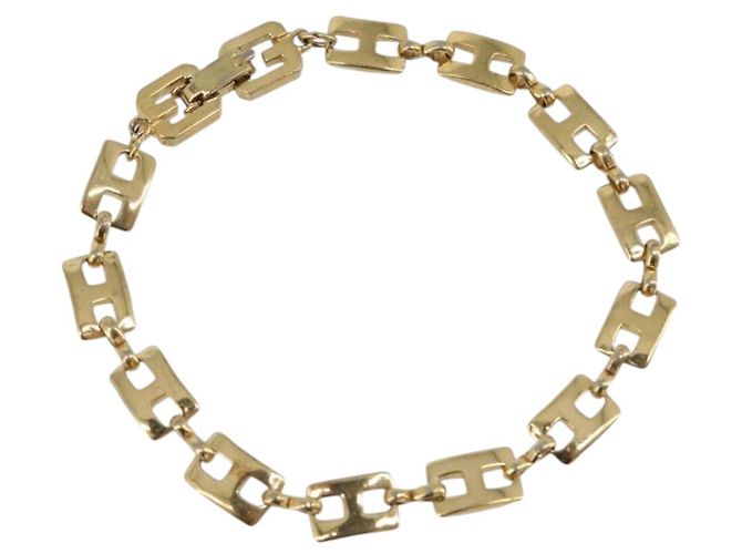 GIVENCHY Bracelet metal Gold Auth SW2824 Doré