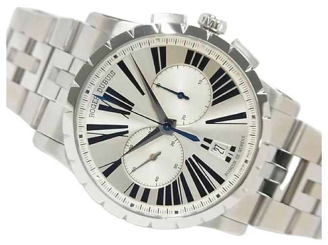 Autre Marque ROGER DUBUIS Excalibur 42 Micro Rotor Chronograph DBEX0451 makerOH done Uomo Argento