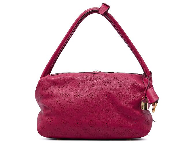 Borsa a tracolla Louis Vuitton Monogram Mahina Galatea PM Rosa