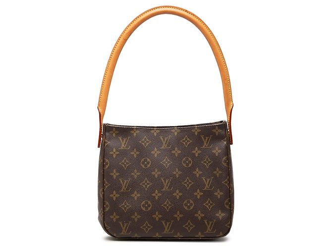 Borsa a tracolla Louis Vuitton Monogram Looping MM Marrone