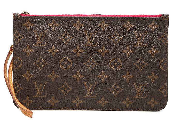 Louis Vuitton Monogram Neverfull MM Pouch Braun