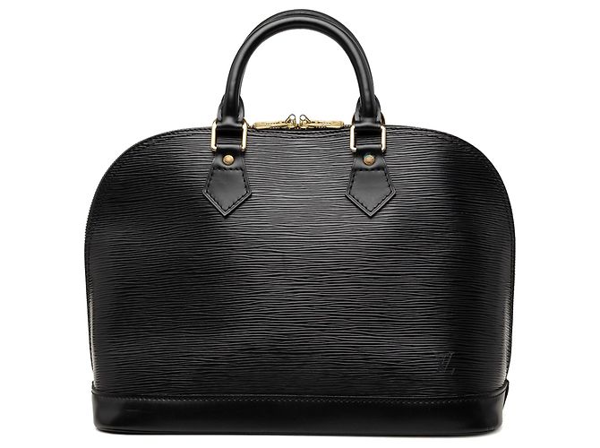 Borsa a mano Louis Vuitton Epi Alma PM Nera Nero