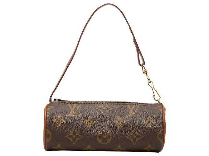 Borsa a mano Louis Vuitton Monogram Papillon Pochette Marrone