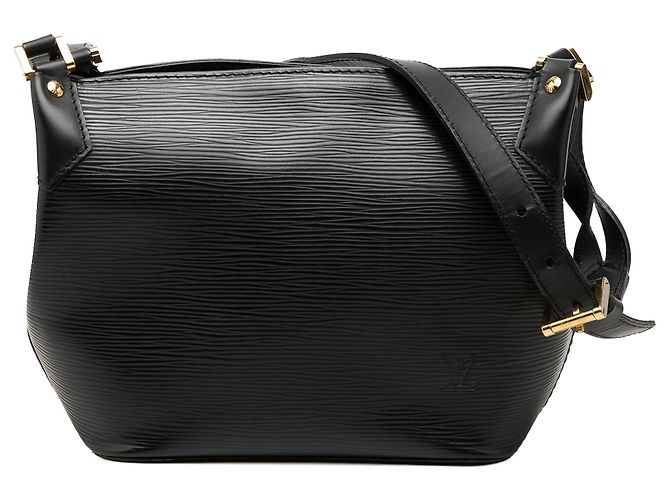 Borsa a tracolla Louis Vuitton Epi Mandara PM Nera Nero