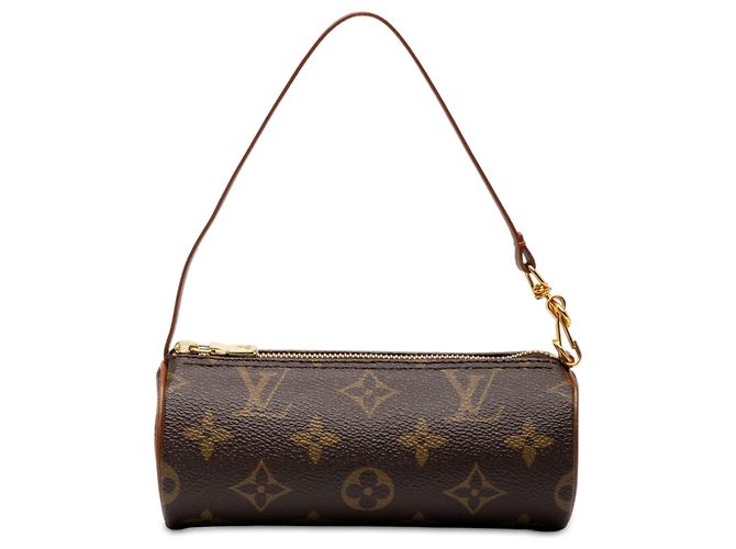 Louis Vuitton Monogram Papillon Pochette Handtasche Braun