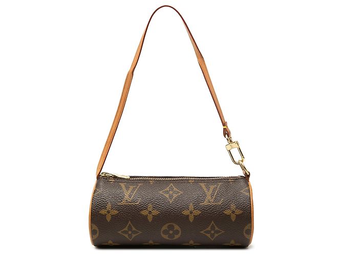 Borsa a mano Louis Vuitton Monogram Papillon Pochette Marrone