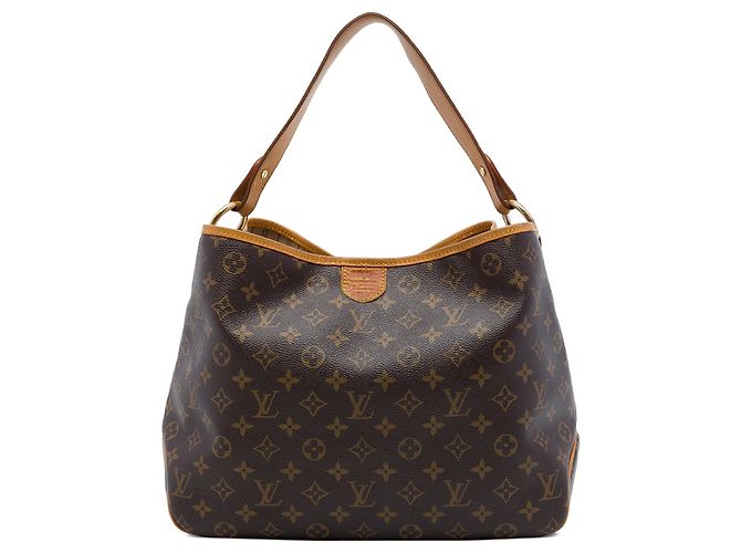 Sac cabas Louis Vuitton Monogram Delightful PM Marron