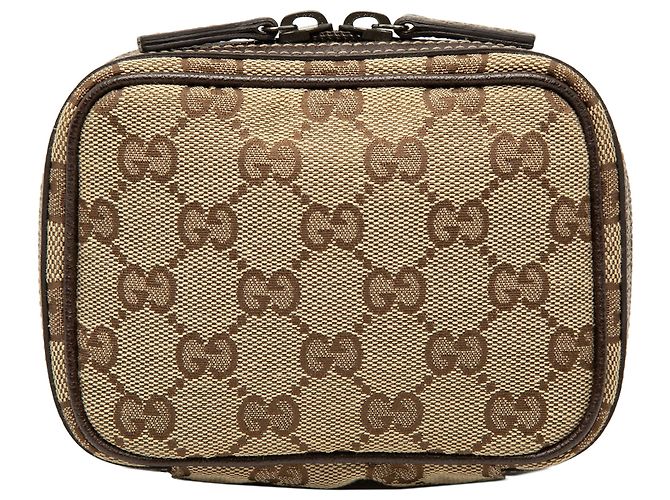 Necessaire Gucci GG Canvas Bege
